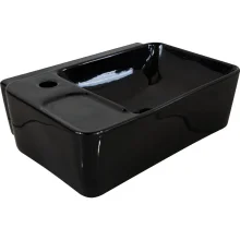 Lavatorio De Apoio Quadrada 41x30 Preta Luzarte