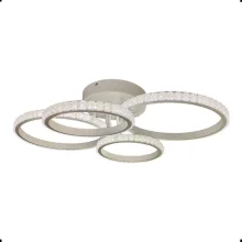 Luminária Led 4 Aros Teto 32W 3 em 1 Sublimme-002R Nitrolux