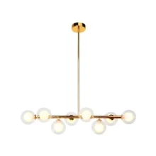 Luminária Molecular Dourada LM-001 8xG9 Nitrolux