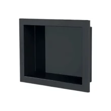 Nicho 30X40Cm Preto para Embutir Plastilit