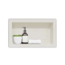 Nicho Sintético 60x40 Branco com Textura Fabribam