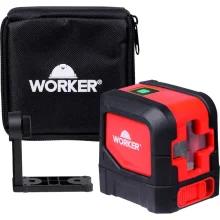 Nível a Laser Auto Nivelamento Verde 20m 1mw 3V Worker