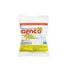Pastilhas de Cloro Múltipla Ação 3 em 1 200G Genco Pastilhas de Cloro Múltipla Ação 3 em 1 200G Genco
