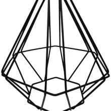 Pendente Aramado Diamante Preto 1Xe27 Opl Pendente Aramado Diamante Preto 1Xe27 Opl