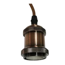 Pendente Bocal Bronze Retrô Industrial Nitrolux