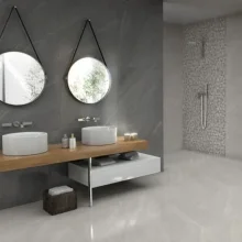 Porcelanato Limestone Grigio 90X90 Natural Delta