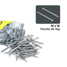 Prego 12X12 com Cabeça Pacote 1Kg Imprel