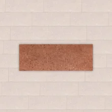 Revestimento Element Terracota Peça com 75x25cm Fachada Ceral