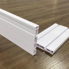 Rodapé em PVC Luxo 240cm Branco Fortplast