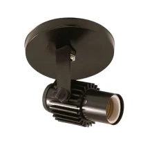 Spot Injetado Aletado 1 Bocal Soquete E27 Preto Opl Spot Injetado Aletado 1 Bocal Soquete E27 Preto Opl