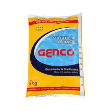 Sulfato de Alumínio para Desencantardor Sujeiras 2Kg Genco Sulfato de Alumínio para Desencantardor Sujeiras 2Kg Genco