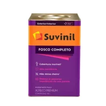 Tinta Acrílica Premium Fosco Completo 18L Branco Suvinil