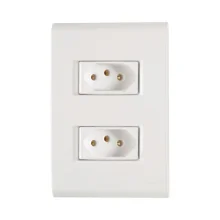 Tomadas Dupla 10A 250 v Branco Tramontina