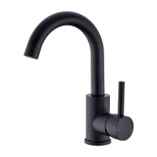 Torneira Monocomando Baixa Preto Fosco Super Metais