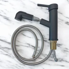 Torneira Monocomando Extensível de Mesa Black 1205/2859 Supermetais