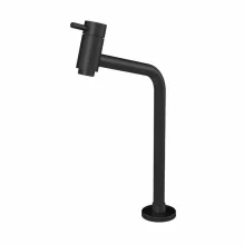 Torneira Pia Bancada Bica Alta Cor Black 1035 Real/Delta