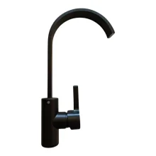 Torneira Retangular Monocomando Bica Baixa Preto Supermetais