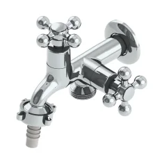 Torneira Tanque Máquina de Lavar Metal Parede C33 1/4 Volta 1428 Cromada Real