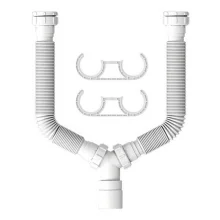 Tubo Extensivel Duplo P/Pia Tanque 7158 Censi