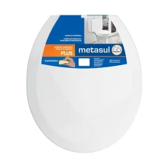 Assento Almofadado Branco Plus Branco Metasul