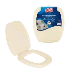 Assento Sanitário Almofadado Premium Thema Biscuit Herc