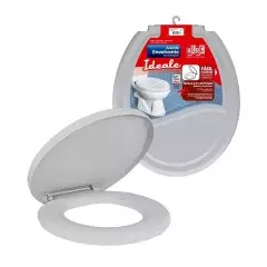 Assento Sanitário Envolvente Ideale Cinza 386 Herc
