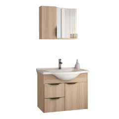 Balcão Crystal Suspenso 60cm Carvalho Fabribam