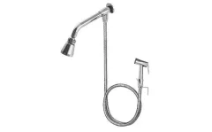 Chuveiro com Ducha e Desviador de Metal Cromado Real/Delta