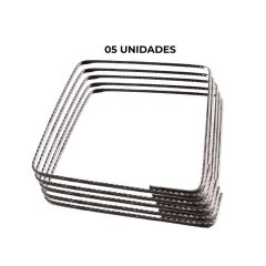 Estribo Pronto 12X12 Em Aço Ca-60 Kit com 5