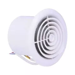 Exaustor de Banheiro Redondo 100Mm 220V Branco 940429 Liege