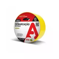 Fita Demarcacao Solo 50mmx15m Amarela Adere