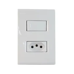 INTERRUPTOR 1 TECLA 6A 1 TOMADA 20A ARIA-TRAMONTINA