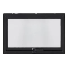 Janela Alumínio Maxin Ar Vidro Mini boreal Preta 60x40 Reli