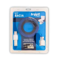 Kit para Bacia Sanitária com Mangueira Anel e Parafusos Injetplast