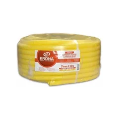 Mangueira Corrugada 1Mm 25mt Amarela Krona