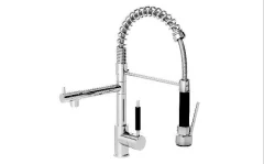 Misturador de Bancada Gourmet com Ducha e Bica Reta Real/Delta