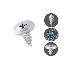 Parafuso Para Forro PVC 42x13 100 Unidades
