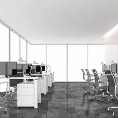 Porcelanato 84X84 a Pulpis Grafite CX 280 Acetinado Delta
