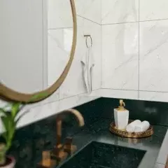 Revestimento Marmorizado Brilhante HD 60040 328 x 608 Viva Cerâmica