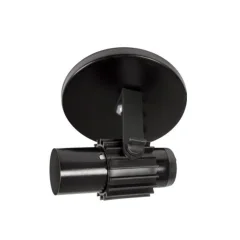 Spot Aluminio Aletado 1X E27 Preto Opl