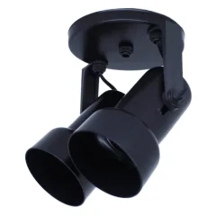 Spot Caneca 2 x E27 Preto Opl Spot Caneca 2 x E27 Preto Opl