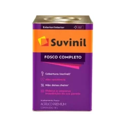 Tinta Acrílica Premium Fosco Completo 18L Branco Suvinil