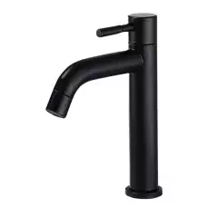Torneira de Lavatório Bica Baixa Inox Black Super Metais