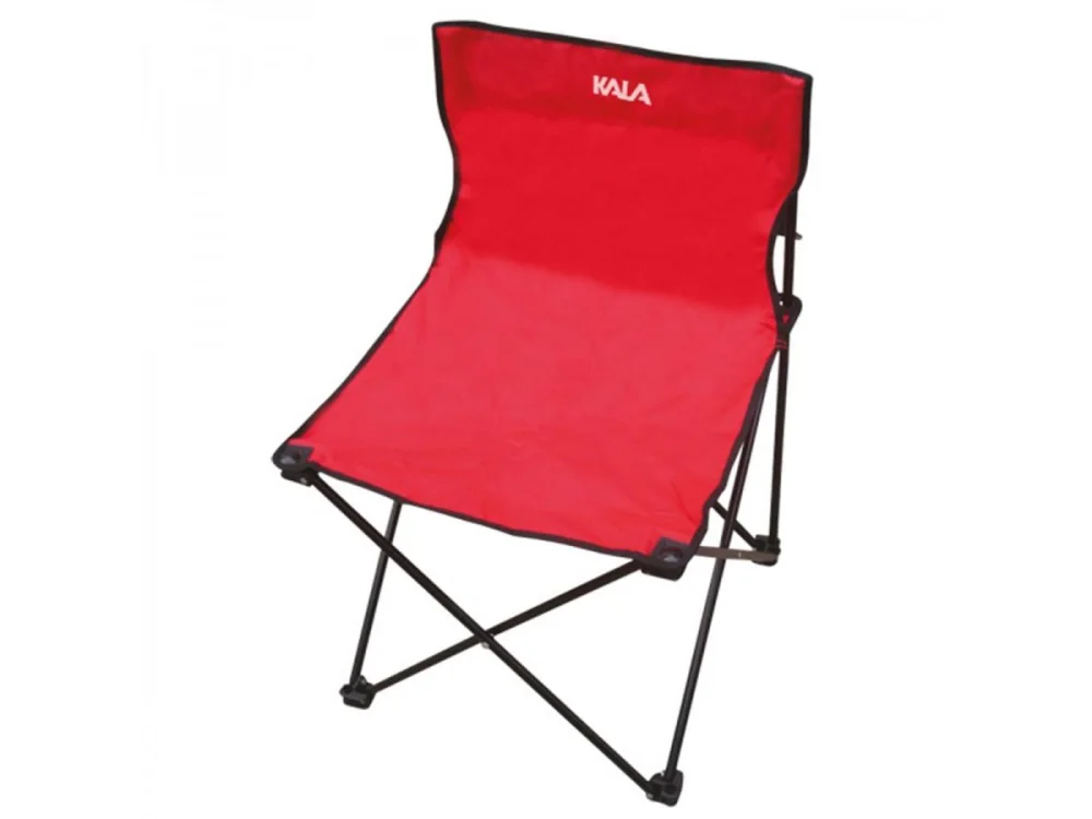 Cadeira para camping dobrável Kala vermelha