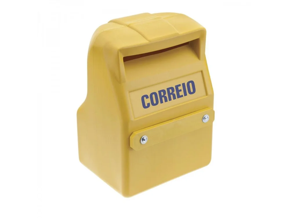 Caixa de correio para grade 32x20cm Kala amarelo