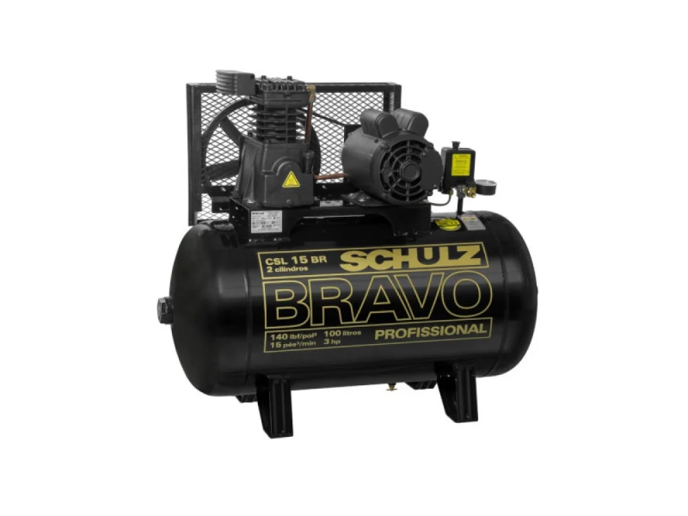 Compressor de Ar Bravo CSL 15BR/100L 127V SCHULZ