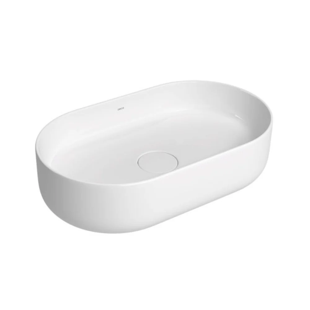 Cuba Oval de Apoio 50cm Branco DECA