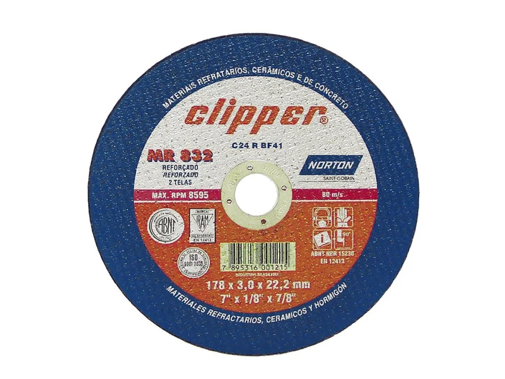 Disco de Corte Clipper 7x1/8x7/8 NORTON