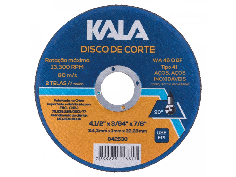 Disco de Corte Inox GR80 KALA