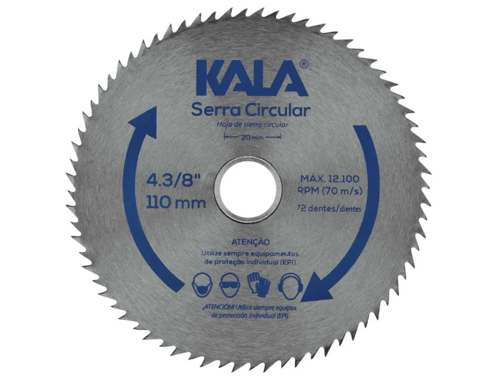 Disco de Serra Circular 4.3/8" KALA